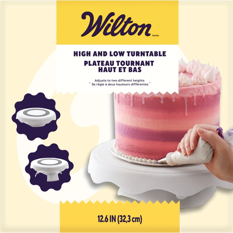 Wilton Adjustable Cake Turntable Stand 12.75-Inch Rotating