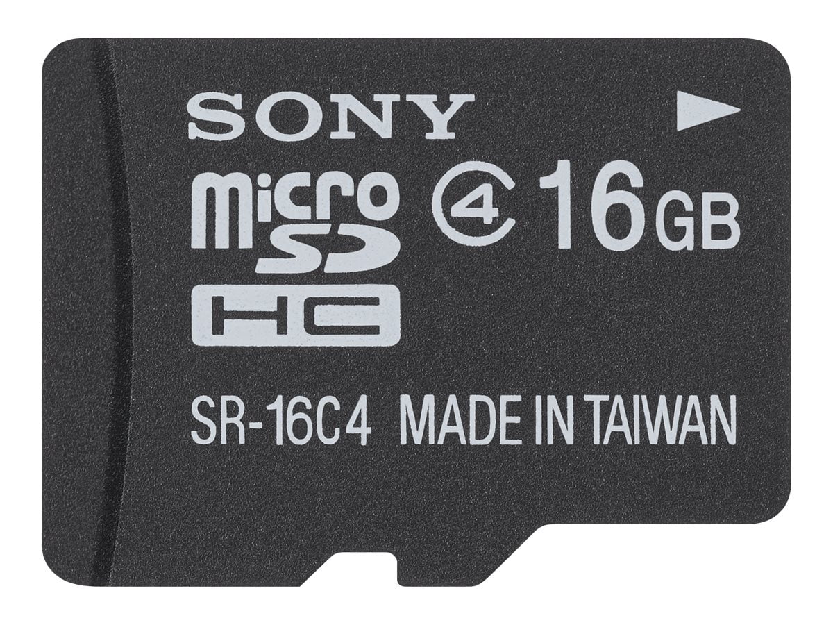 Sony SR16A4 Flash memory card (microSDHC to SD adapter included)