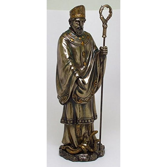 11 Inch Apostle Saint Patrick Religious Evangelist Statue Figurine
