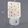 thumbnail image 2 of Naloa Cute Squirrel Night Lights Plug into Wall, Dusk to Dawn Sensor Warm White Led Night Light 0.5W, Nightlight suit for Adults, Bedroom, Bathroom, Hallway, Kitchen, 2 of 5