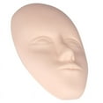 thumbnail image 1 of Langgg Silicone Practice Fake Head Reusable Mannequin Head Skin 5D Makeup Training Accessory, 1 of 9