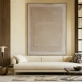 thumbnail image 5 of Handmade Gold Brown Color Oil Painting Wabi-Sabi Wall Art Abstract Textured Earth Tone Artwork Large Wall Decor For Living Room Unframed, 5 of 9