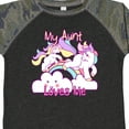 thumbnail image 4 of Inktastic My Aunt Loves Me Unicorn Girls Toddler T-Shirt, 4 of 5