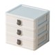 thumbnail image 1 of Caja de almacenamiento de escritorio, estilo cajón, multifuncional, para estudiantes, cosméticos, joyas, papelería, organizador, estante de almacenamiento, estuches de almacenamiento, 1 of 5