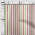 thumbnail image 2 of oneOone Cotton Cambric Dark Peach Fabric Stripes Craft Projects Decor Fabric Printed By The Yard 56 Inch Wide-YC, 2 of 6