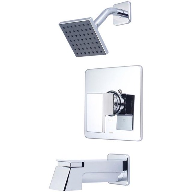 Mod 4MO110T Ensemble de Garnitures de Baignoire et de Douche à une Poignée - Chrome Poli
