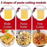 Pasta Maker Attachment Compatible with KitchenAid Stand Mixers 3 in 1 Pasta Roller, Noodle Maker Accessories