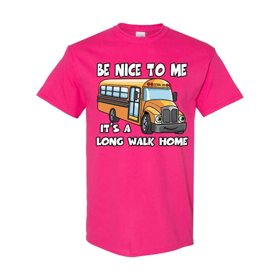 Inktastic School Bus Driver Be Nice T-Shirt
