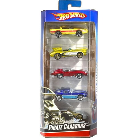 Hot Wheels Cars, 5-Pack of Die-Cast Toy Cars or Trucks in 1:64 Scale (Styles May Vary)