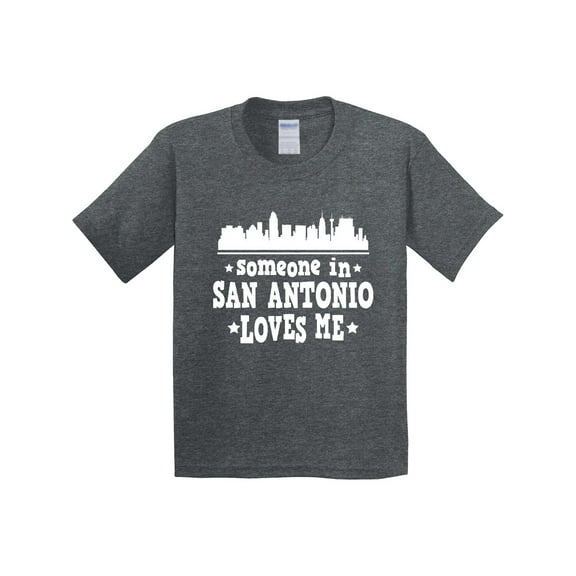 Inktastic Someone in San Antonio Loves Me Texas Youth T-Shirt