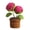B, variant on Beautiful Artificial Crochet Rose Flower Potted Plant For Valentines Day Gift