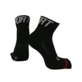 thumbnail image 1 of Calcetines de ciclismo absorbentes de sudor, anti-fricción, calcetines de bicicleta al aire libre negros unisex 1 par letra, 1 of 6