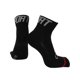 thumbnail image 1 of Calcetines de ciclismo absorbentes de sudor, anti-fricción, calcetines de bicicleta al aire libre negros unisex 1 par letra, 1 of 6