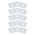 thumbnail image 4 of 5 uds placas de rejilla con agujeros soporte de patrón de agujeros de aleación de aluminio para robots equipos de ingeniería que conectan piezas fijas 3108-0002-0003, 4 of 5