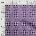 thumbnail image 2 of oneOone Cotton Poplin Purple Fabric Geometric Dress Material Fabric Print Fabric By The Yard 42 Inch Wide, 2 of 5