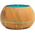 thumbnail image 1 of LAICAIW Aromatherapy Essential Oil Diffuser 1000ml 20Hours Wood Grain Aroma Diffuser with Timer Cool Mist Humidifier for Large Room, Home, Baby Bedroom, Waterless Auto Shut-Off, 7 Colors Lights Chan, 1 of 6