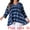 Blue White, variant on DARING DIVA Women's Plus Elbow Sleeve Blouse Tee Top Tie Dye T Shirts 1X Blue Green