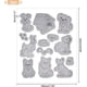 thumbnail image 2 of Sellos de goma para perros, huellas de perro, collares de perrera, sellos con escritura, 2 of 6