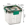 thumbnail image 2 of YMARPT Airtight Cereal Storage Container With Lids, Clear Airtight Kitchen Food Storage Container For Grain, Sugar, Flour, Rice, Nut, Snacks for Home Office Household Use, 2 of 6