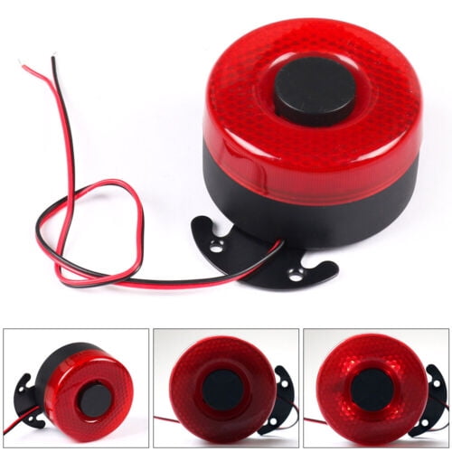 105db 12V 24V Reverse Alarm Reversing Backup Buzzer Horn BB Sound with Led Light