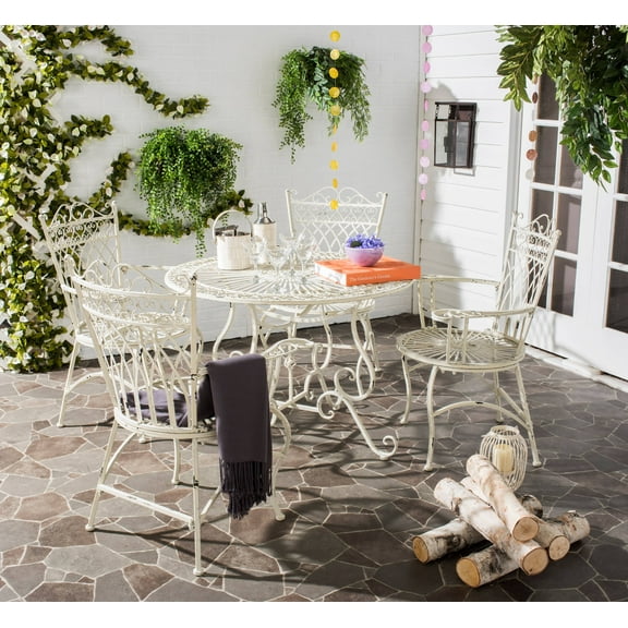 Safavieh Thessaly Outdoor Traditional 5 Piece Dining Set