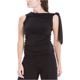 thumbnail image 1 of Blusa de punto Max Studio London con Lazo en el hombro negro XL, 1 of 2