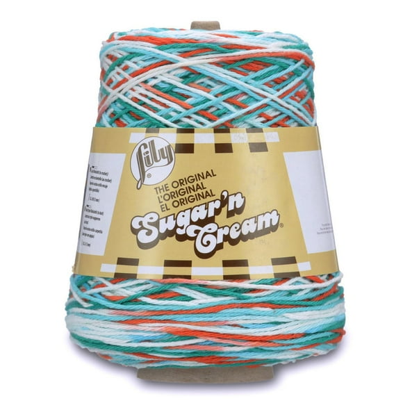 Lily Sugar N Cream® Cones™ #4 Worsted (Medium) Cotton Yarn, 14oz/400g 674 Yards