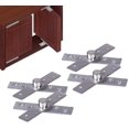 thumbnail image 1 of 4pcs Stainless Steel Pivot Hinges, 360 Degree Concealed Door Pivot Swivel Hinges, 1 of 3