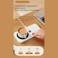 thumbnail image 4 of Mug Warmer - Smart Coffee Heater, Wireless Phone Charging Pad, 3 Temperature Beverage Warming, Adjustable Drink Hot Plate, Convenient Accessory, Hot Drink Solution for Desktop Bedside Kitchen Home, 4 of 7