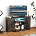 thumbnail image 6 of Gymax TV Cabinet for TVs up to 68'' w/ 3-Level Shelves LED Lights 22 Dynamic Modes, 6 of 10