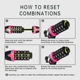 thumbnail image 4 of ShenMo Bike Lock (Pink), Bike Lock 120cm x 12mm Long, Cable Lock for Bike Scooter Motorcycles Bike Gate with 5 Digit Smart Code and Stroller Bike, Bike Lock Anti-Theft, 4 of 5
