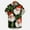 Green, variant on BLTIBY Christmas Shirt for Men Lapel Button Down Short Sleeve Hawaiian Shirts Xmas Santa Printed Casual Holiday Beach Shirts Tops Green 3XL