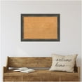 thumbnail image 4 of Amanti Art Natural Cork Board Framed Bark Rustic Char Narrow Bulletin Board 27 in. x 19 in., 4 of 8