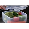 thumbnail image 4 of 10 Pcs （5 Containers & 5 Lids） Multifunctional Large Refrigerator Fresh Food Storage Containers Set - Leakproof, BPA-Free Plastic Sealed Plastic Fresh Keeping Box with Lids, 4 of 5