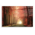 thumbnail image 1 of Epic Art 'Way to Red' by Martin Podt, Acrylic Glass Wall Art, 16"x12", 1 of 3