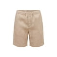 thumbnail image 4 of Pantalones de Hombre Elástico Cintura Músculo Casual Imitación Algodón Lino Textura Atado Cinco Cuartos de Pantalones Cortos, 4 of 7