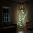 thumbnail image 3 of DEMMEX 11-Globe Turkish Moroccan Mosaic Floor Lamp, 7ft Handmade Bohemian Standing Light, Tall Tiffany-Style Decorative Lamp with Mosaic Glass Globes – Handmade in Turkey (Turquoise), 3 of 9