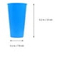 thumbnail image 2 of EeaseMX 12 vasos de plástico reutilizables para bebidas, vajilla para fiestas, vasos para jugos y bebidas (azul), 2 of 7