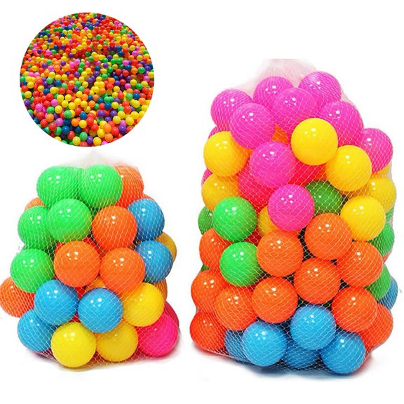 Duixinghas 2.17" Multi-color Ball Pit Balls, 100 Count - Non-Toxic