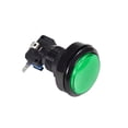 thumbnail image 5 of Botón de empuje para juegos de 46mm redondo, interruptor iluminado LED de 12V con microswitch para arcade, verde, 5 piezas, 5 of 5