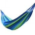 thumbnail image 3 of HEALEEP Outdoor Equipment Portable Canvas Hammock with Relaxing Function 110x31in 1Pcs, 3 of 5