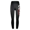 thumbnail image 5 of Penkiiy Leggings for Women 2024 Casual Comfy High Waisted Baseball Print Yoga Leggings Workout Running Stretchy Pants 3XL Black, 5 of 5