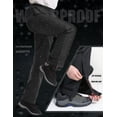 thumbnail image 2 of iCreek Men's Rain Pants Waterproof Rain Over Pants Hiking Pants Zipper Pockets Windproof Lightweight Outdoor for Golf, Fishing, 2 of 7