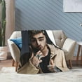 thumbnail image 5 of Blanket Zayn Malik Soft and Comfortable Warm Fleece Throw Blankets Yoga Blankets Beach Blanket Picnic Blankets Gift for Dorm room office decor Sofa Bed Camping Travel All Season, 5 of 6