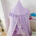 thumbnail image 4 of Kids Baby Bed Canopy for Girls,Princess Hanging Dome Mosquito Net Bed Curtain Canopy Bedding Room Decor, 4 of 5