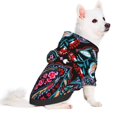 thumbnail image 2 of Fotbe Paisley Sudadera con Estampado para Perros Pequeños – Suéter con Capucha para Mascotas, Tela Suave de Forro Polar con Bolsillo-X-Small, 2 of 7