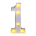 thumbnail image 1 of Cartón de espuma iluminado con LED para fiestas de cumpleaños, con luz personalizable para eventos y celebraciones, 1 of 1