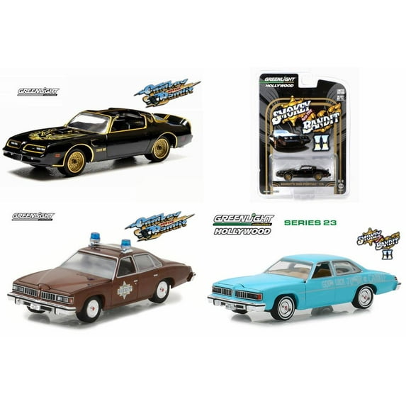 Smokey & The Bandit Diecast Toy Car Package - Four 1/64 Scale Diecast Model Cars