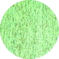 thumbnail image 1 of Ahgly Company Indoor Round Solid Green Modern Area Rugs, 3' Round, 1 of 1