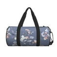 thumbnail image 2 of Bingfone Watercolor Flowers Butterfly Print Gym Duffle Backpack for Men Women,Travel Weekender Carry-On Bags with Detachable Back Pack Straps for Traveling Overnight Climb Sports, 2 of 8